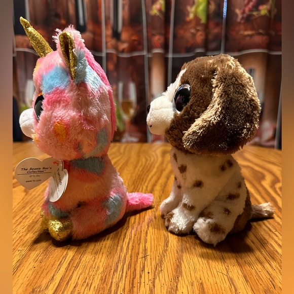 Ty Beanie Boos Unicorn and Puppy (lot of 2) - Picture 2 of 9